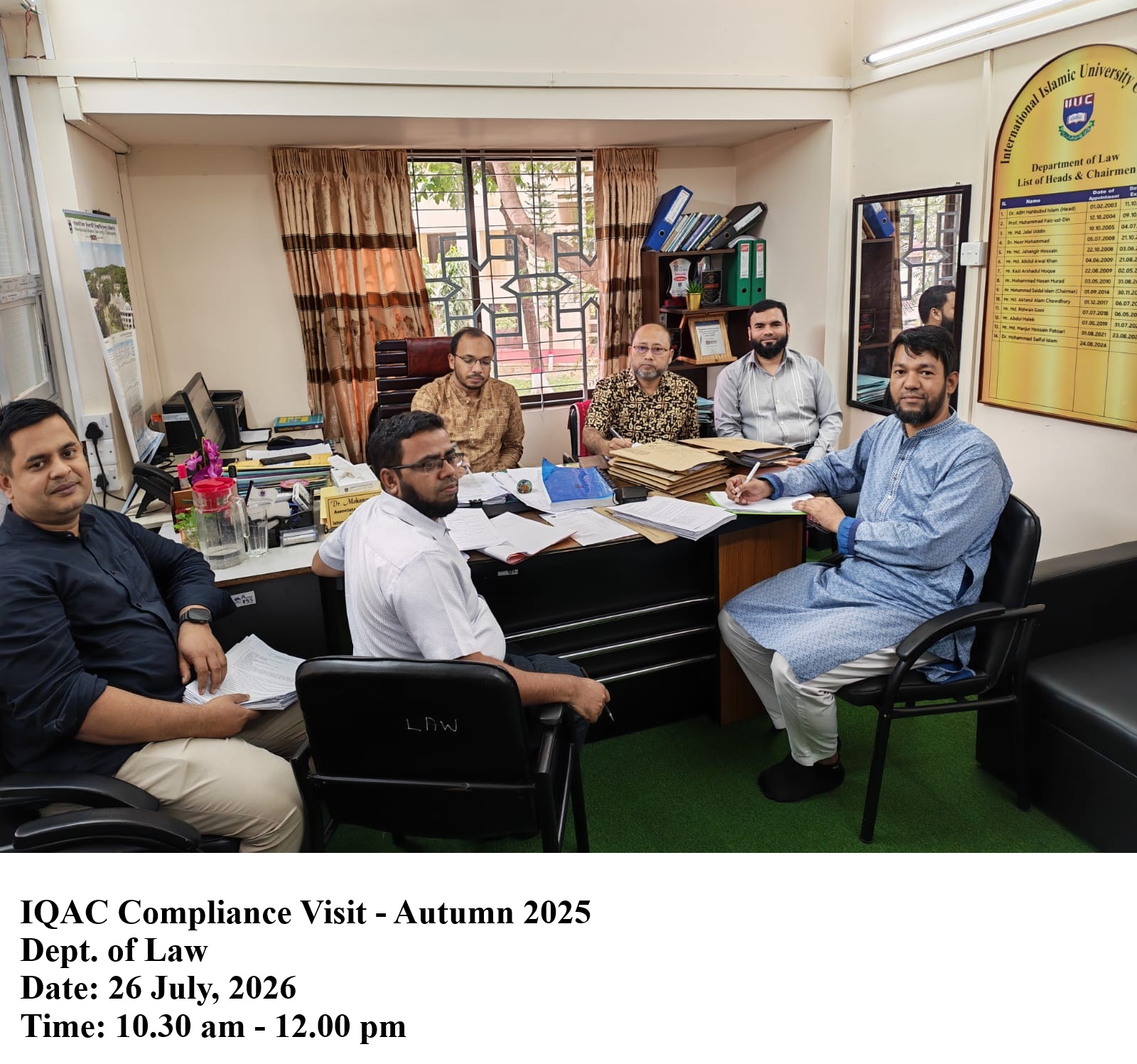 IQAC Compliance Visit Autumn-2025