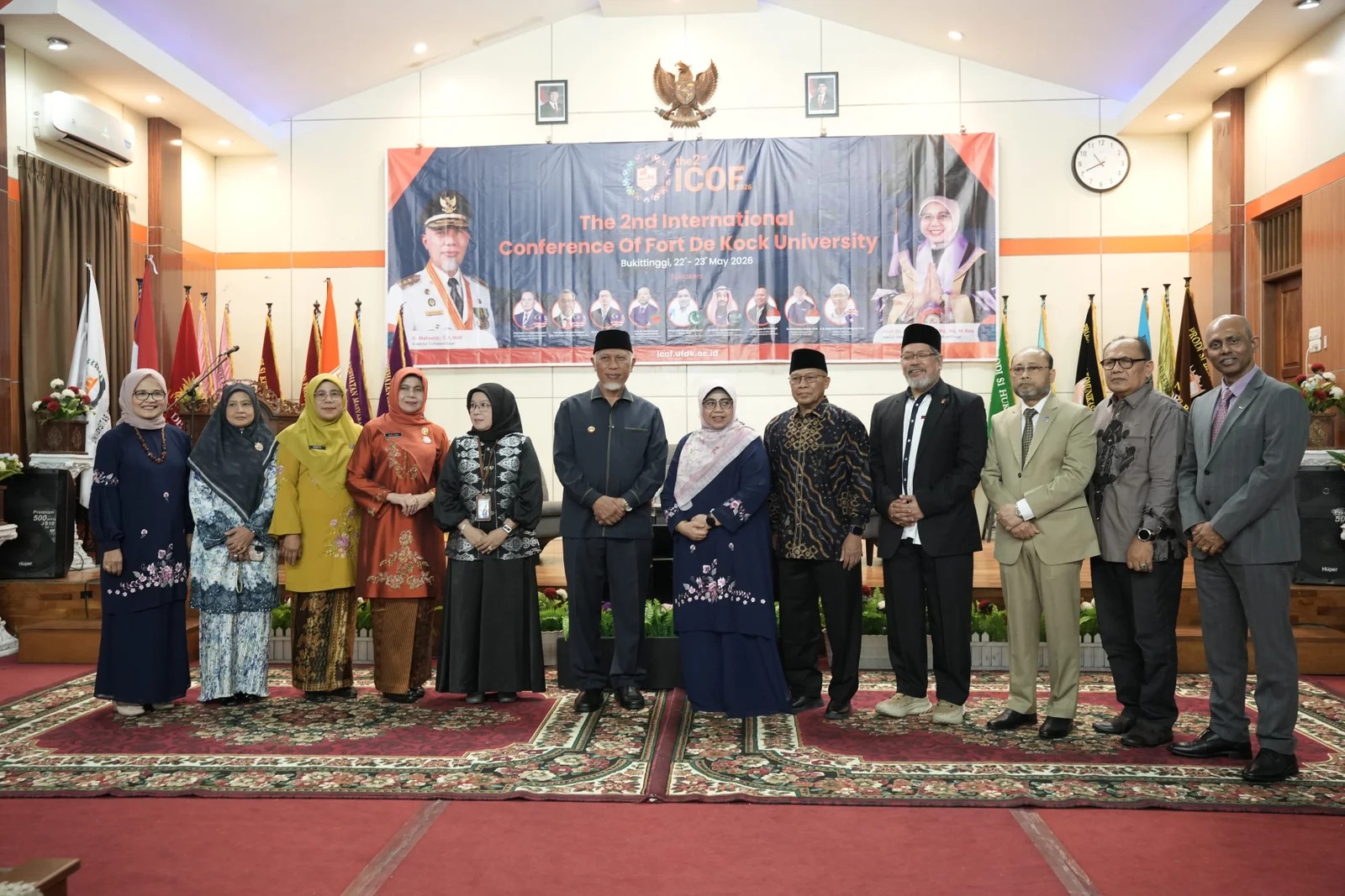 IIUCs Dean and IQAC Director Prof. Dr. Mohammad Aktaruzzaman Khan attended ICOF 2026 as keynote speaker in Indonesia, inaugurated by West Sumatra Governor.